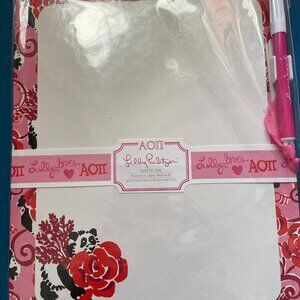 Lilly Pulitzer Sorority Erase Board Alpha Omicron Pi